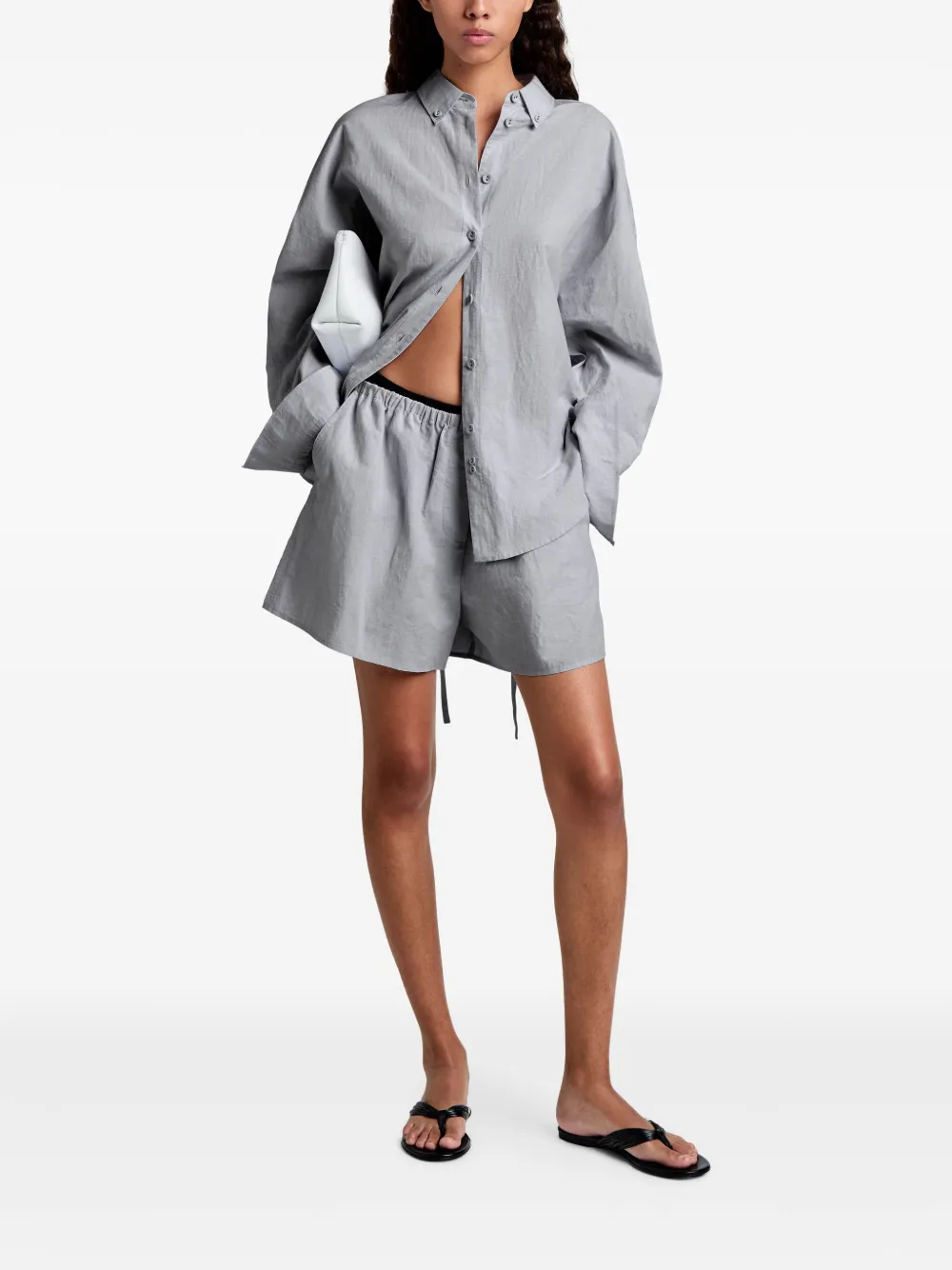 Proenza Schouler White Label Caroline blouse - Grijs