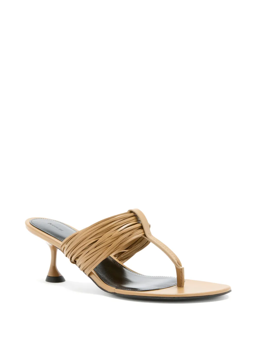 Proenza Schouler Sandalen met ruches en hak - Beige