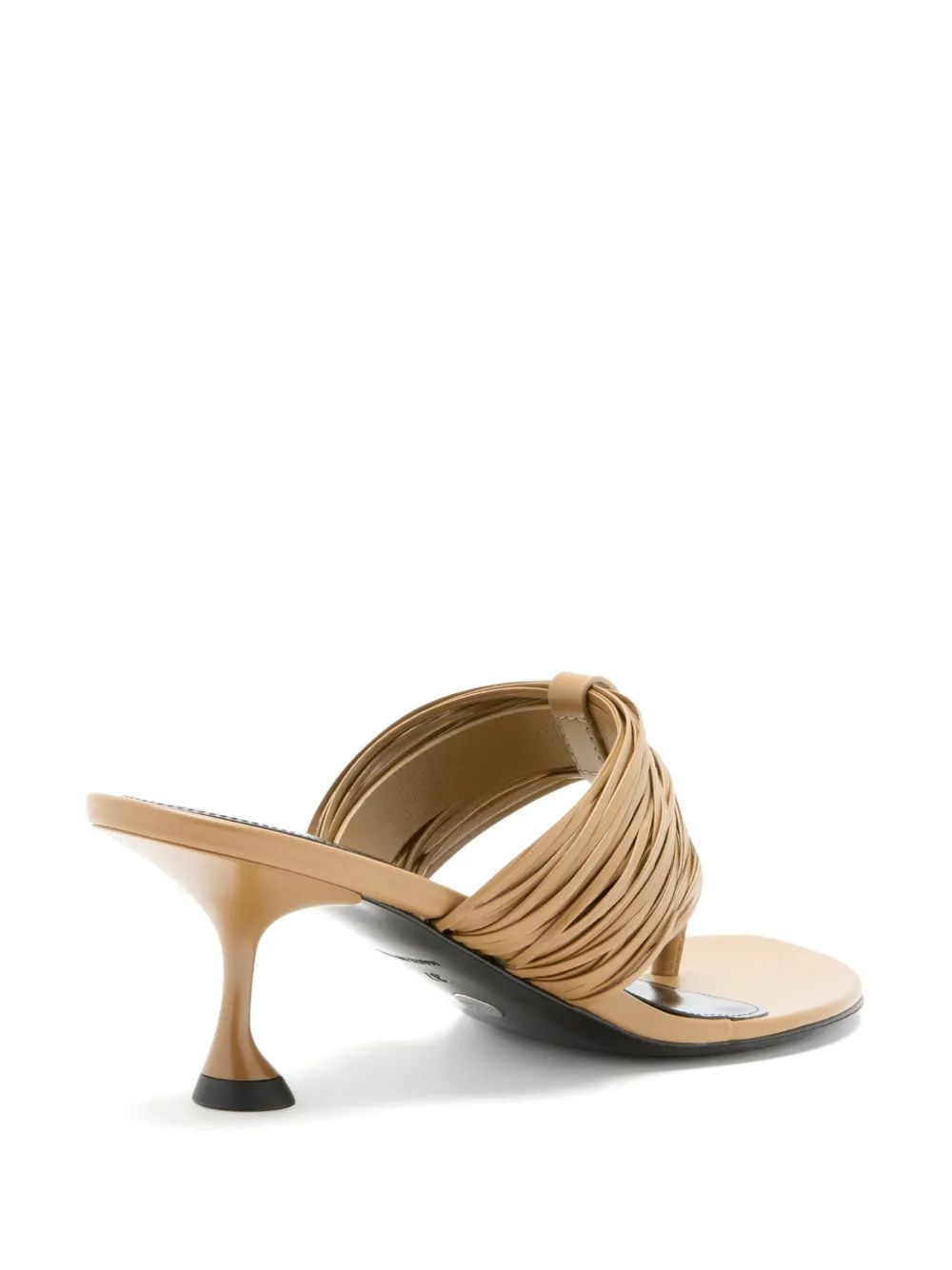 Proenza Schouler Sandalen met ruches en hak Beige