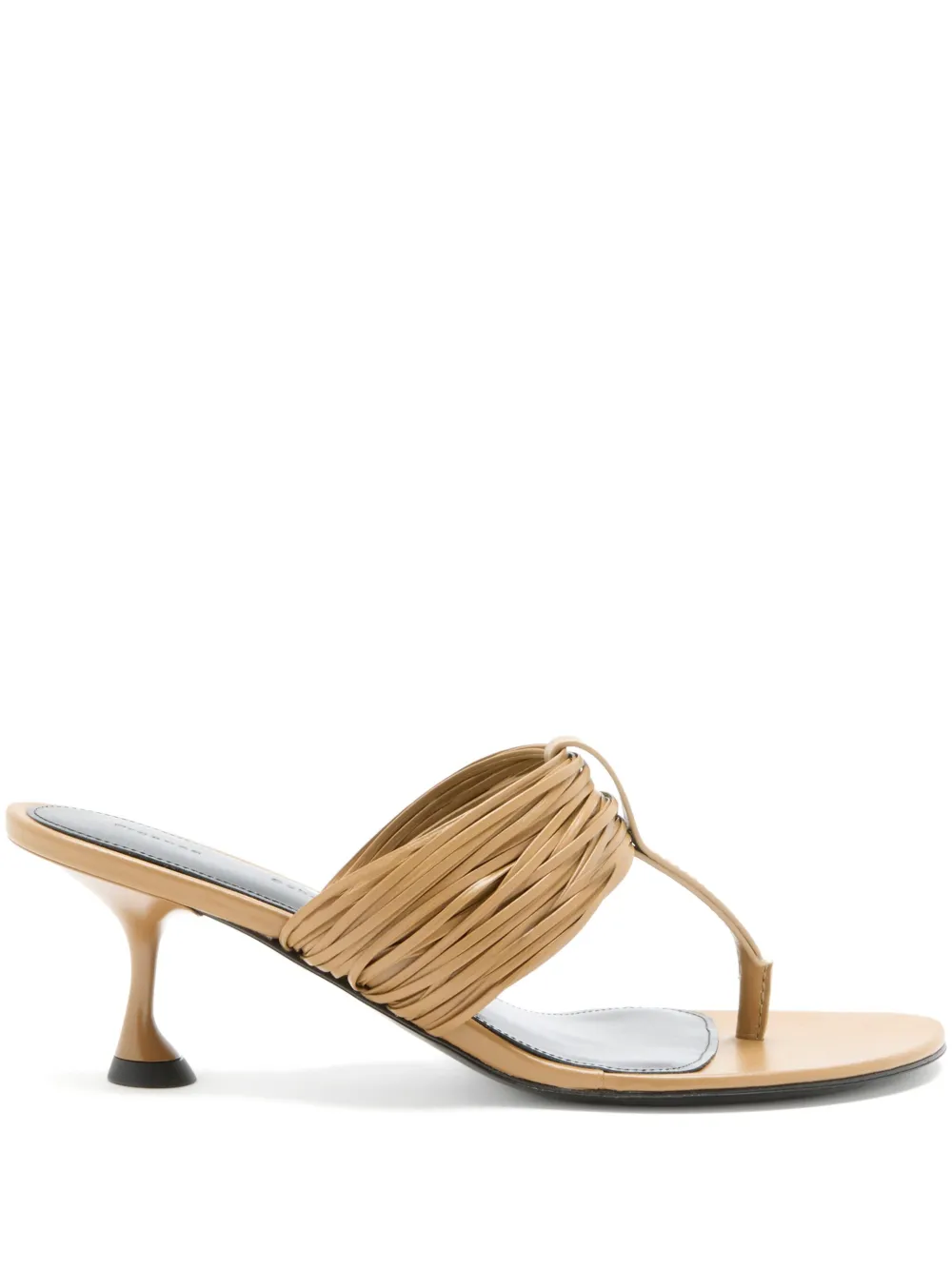 Proenza Schouler ruched-upper heeled sandals Neutrals