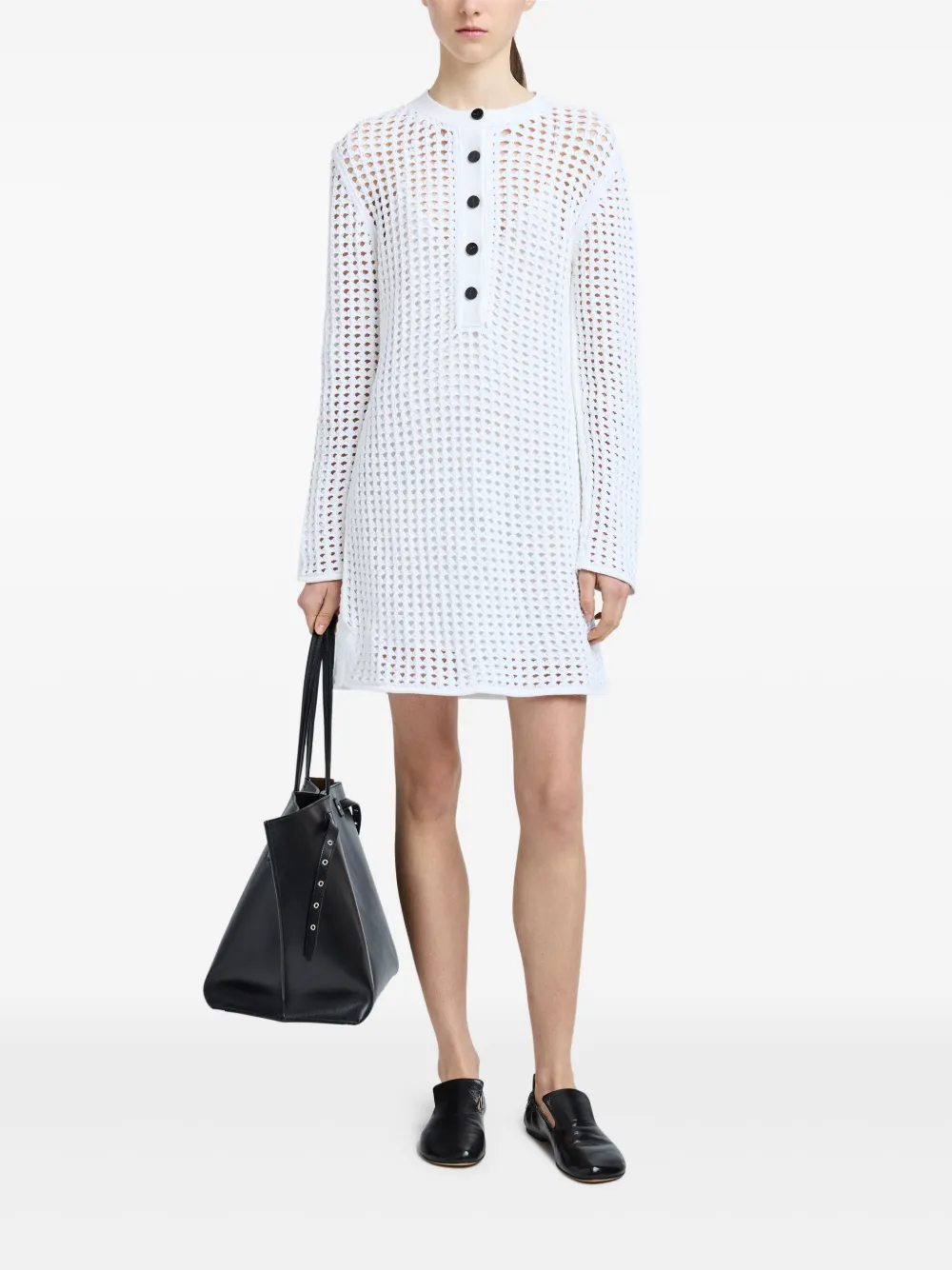Proenza Schouler Micah jurk - Wit