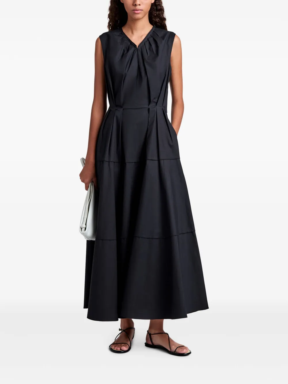 Proenza Schouler White Label Kailey jurk - Zwart