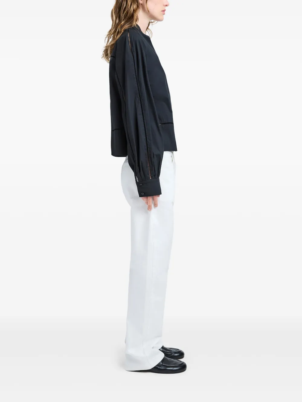 Proenza Schouler Grayson blouse Zwart
