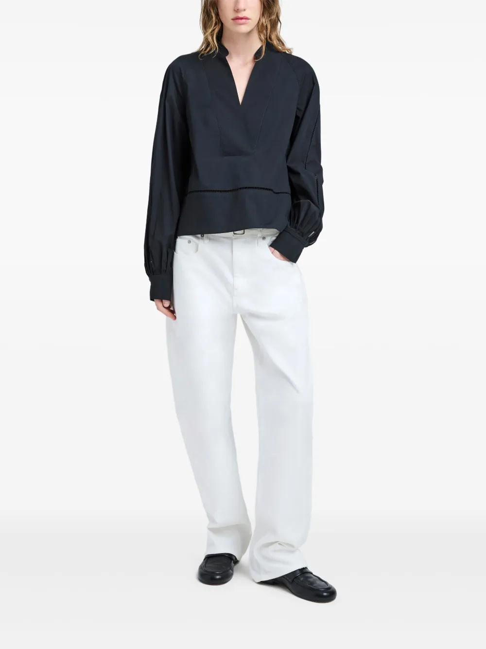 Proenza Schouler Grayson blouse - Zwart
