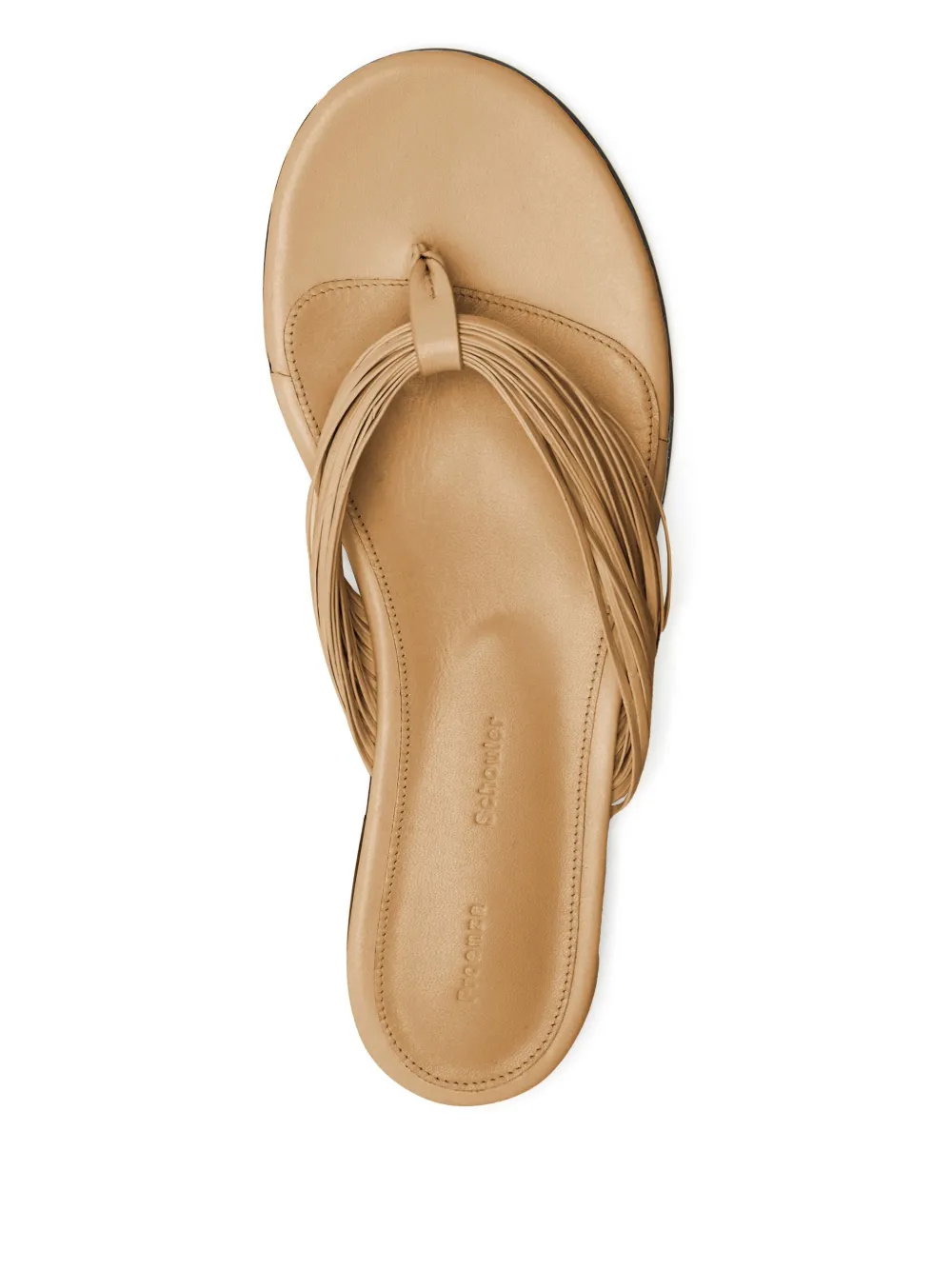 PROENZA SCHOULER PLEATED THONG SANDALS 