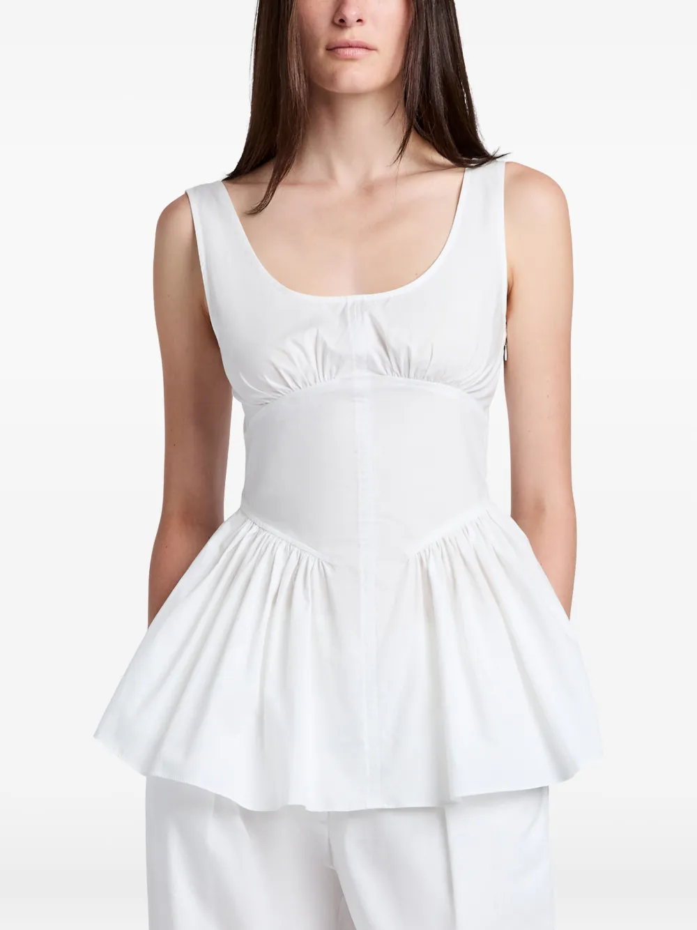 PROENZA SCHOULER WHITE LABEL BADER TANK TOP