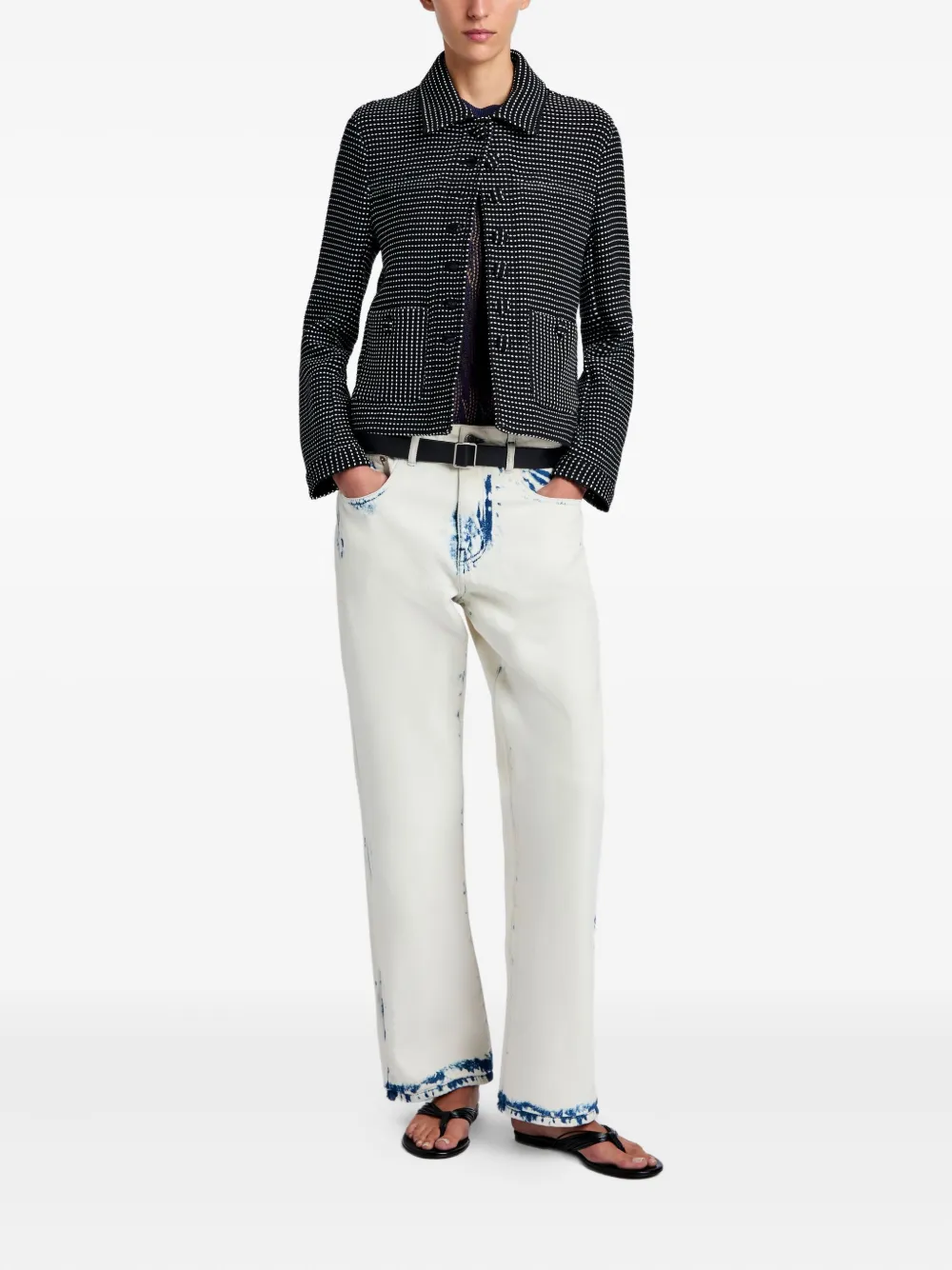 Proenza Schouler White Label chaqueta con motivo de lunares | Toreras | Image 2