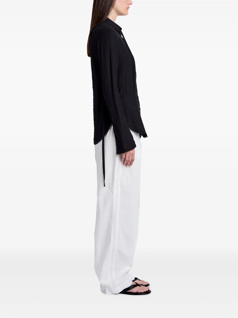 Proenza Schouler White Label Cami blouse Zwart
