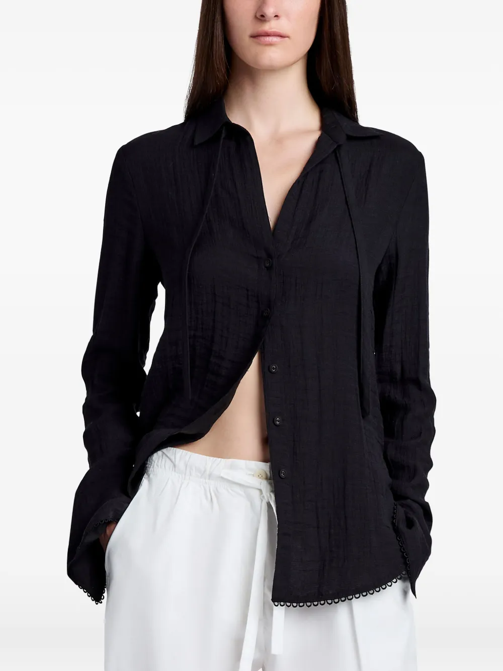 Proenza Schouler White Label Cami blouse Zwart