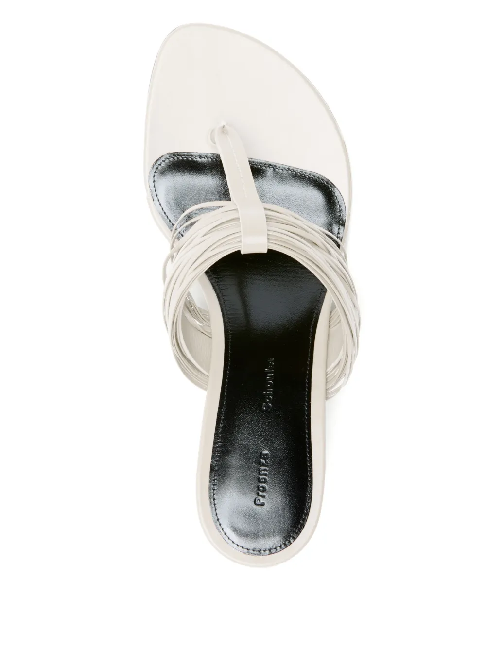 PROENZA SCHOULER PUCKERED-DETAIL HEELED SANDALS