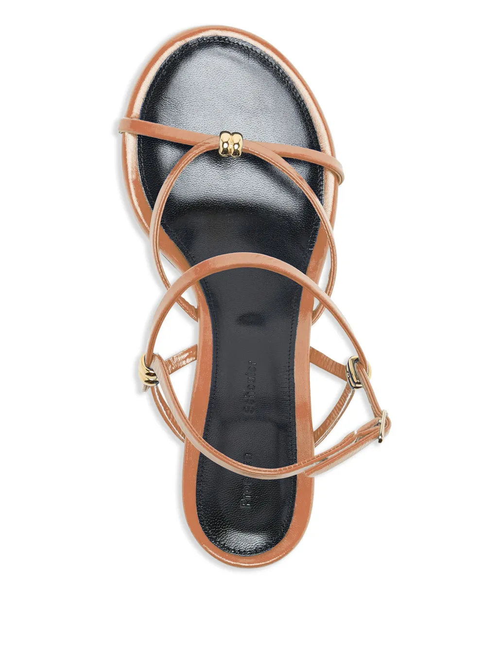 Proenza Schouler strappy wedge sandals Brown