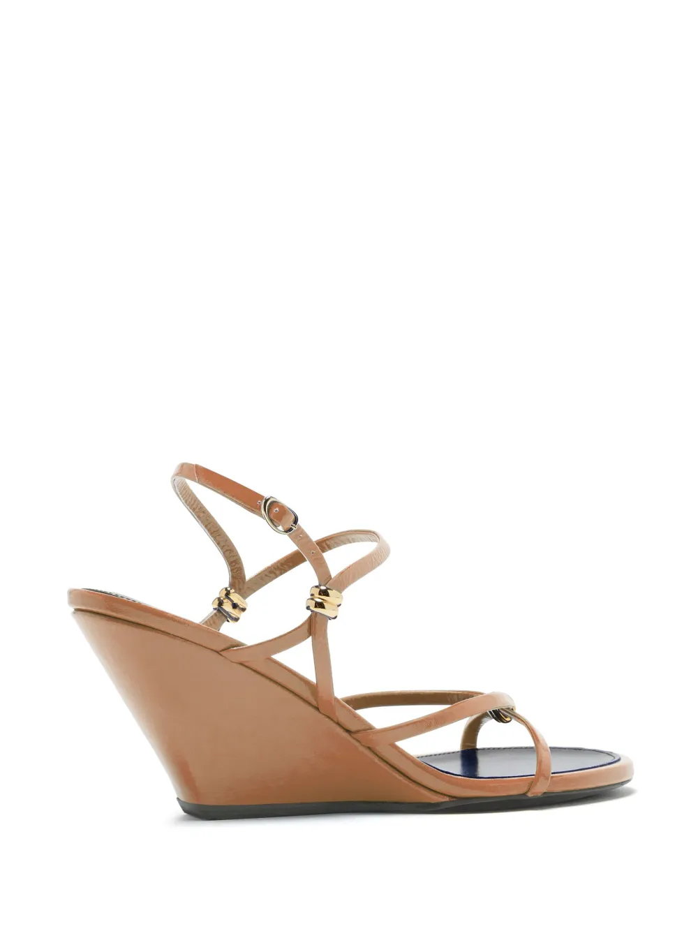 Proenza Schouler strappy wedge sandals Brown