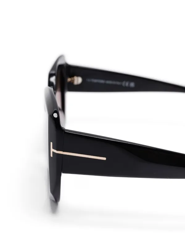 TOM FORD Eyewear Carla 02 Sunglasses | Black | FARFETCH