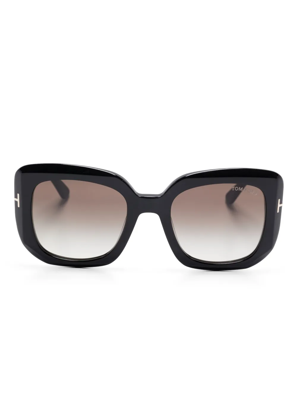 TOM FORD Eyewear Carla 02 サングラス - ブラック TOM FORD Eyewear Carla 02 サングラス - ブラック