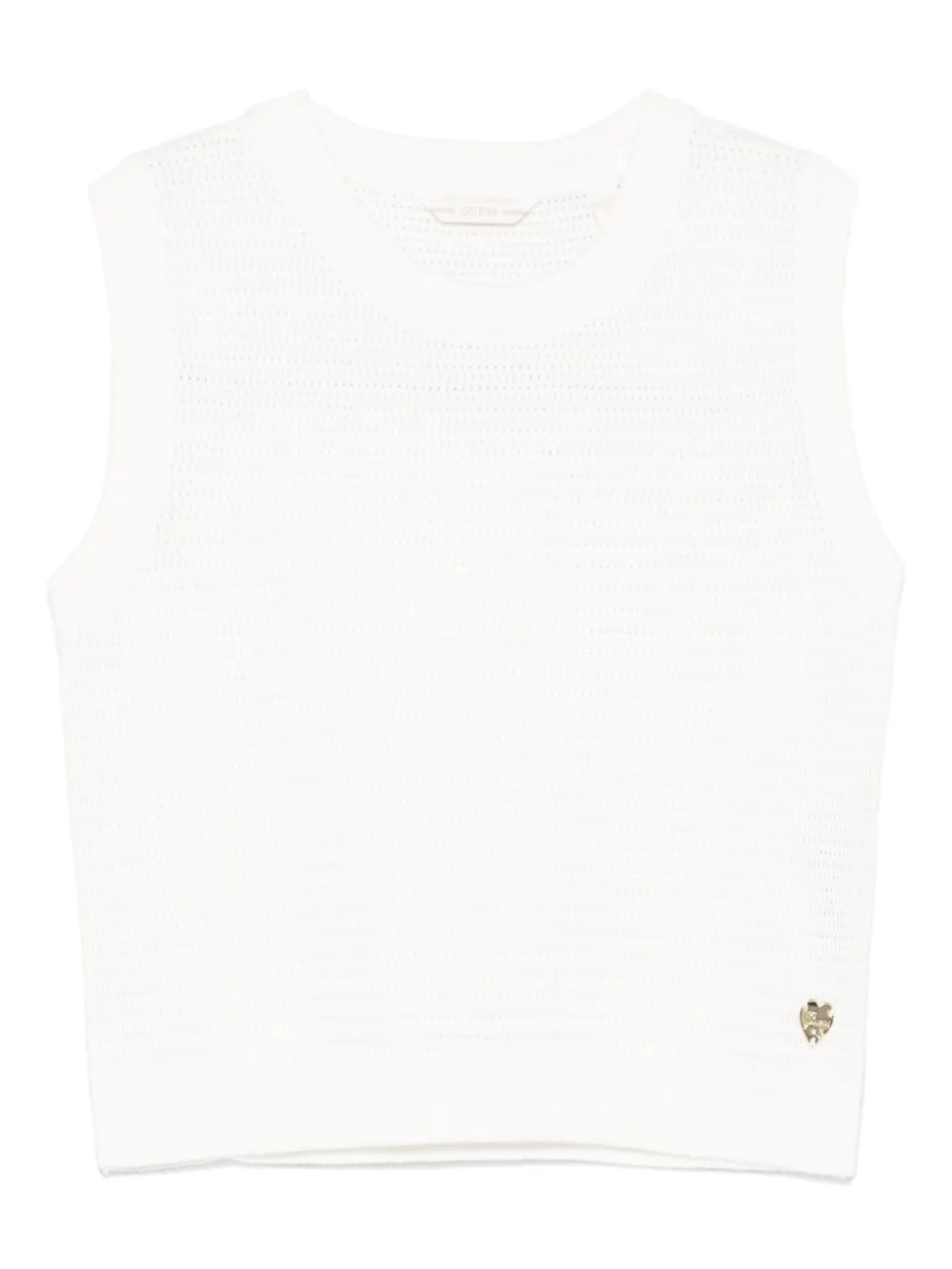 Guess kids Gebreide tanktop Wit