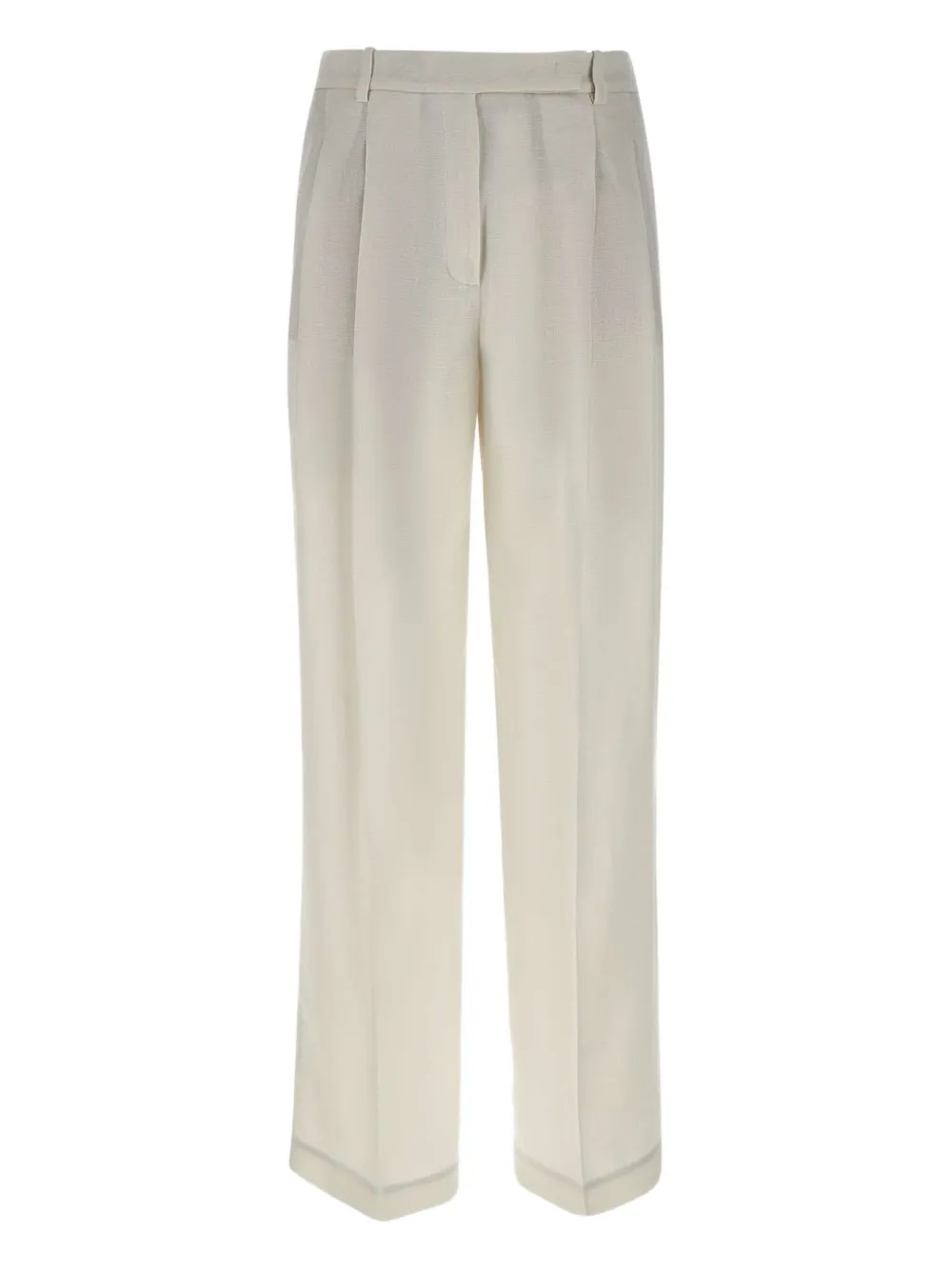 Eleventy Calça com detalhe de pregas | Branco | Image 1