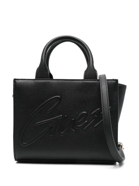 guess kids logo-embossed bag