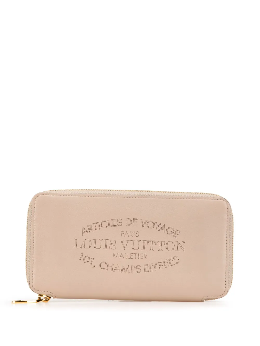 Louis Vuitton Pre-Owned 2014 Leather Veau Soie Iena Wallet long wallets | Brown | Image 1