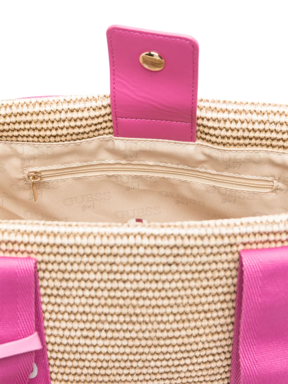 guess kids Tas met logodetail Beige