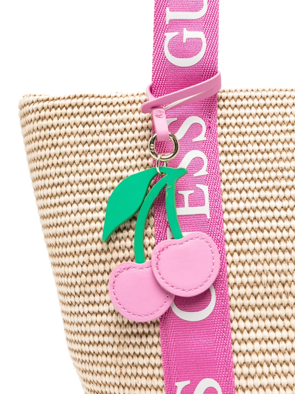 guess kids Tas met logodetail Beige