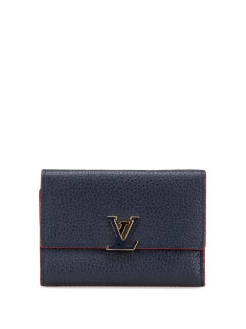 Louis Vuitton Pre-Owned 2021-2024 Taurillon Capucines Compact Wallet small wallets