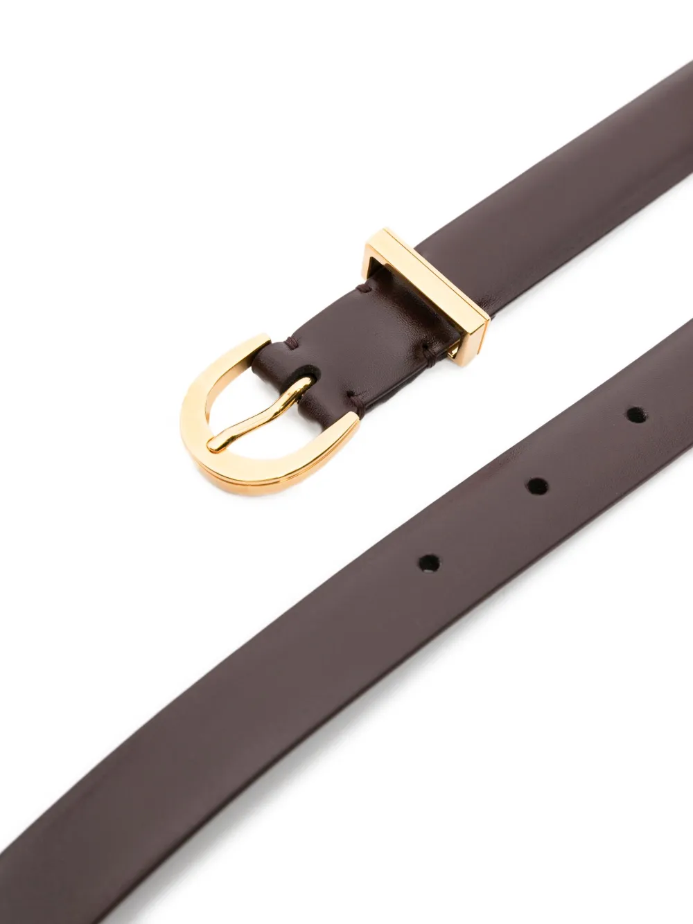 KHAITE Leren riem - Rood