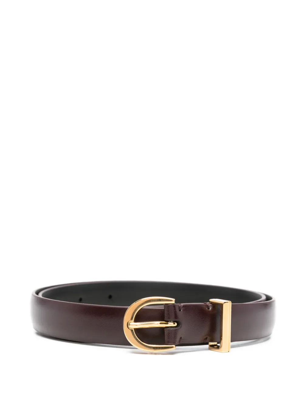 KHAITE Leren riem Rood