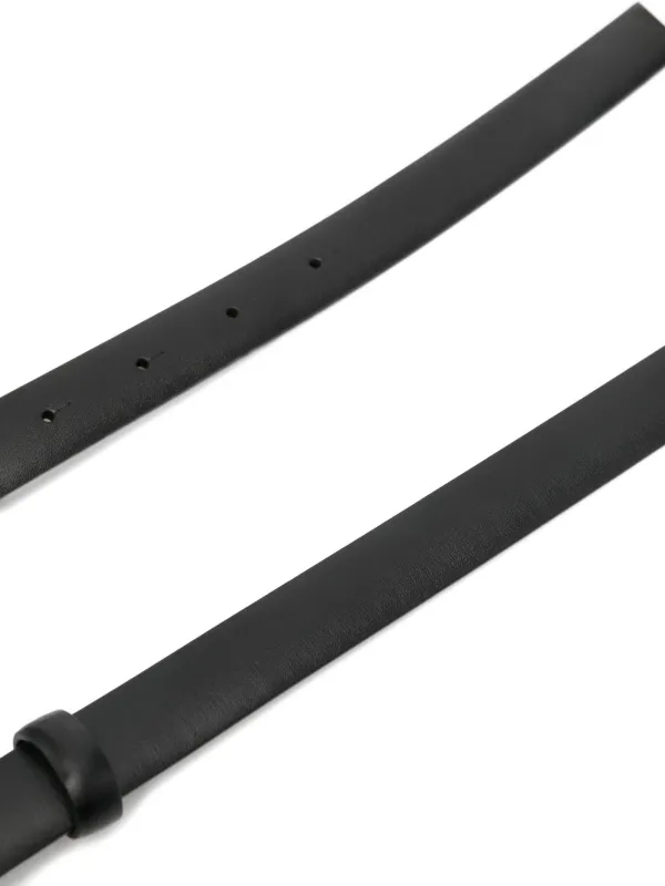 Khaite Olivia Leather Belt, Black Olivia leather belt in black - Khaite | Mytheresa main image 3