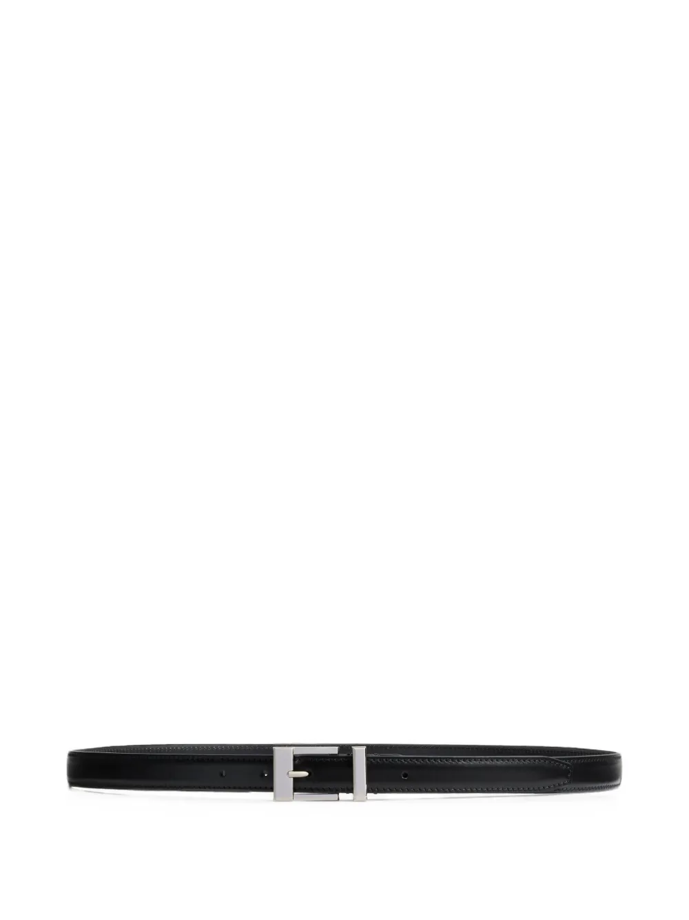 KHAITE Manhattan leather belt - Nero