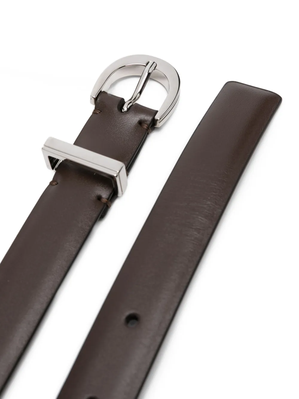 KHAITE Luna belt Bruin