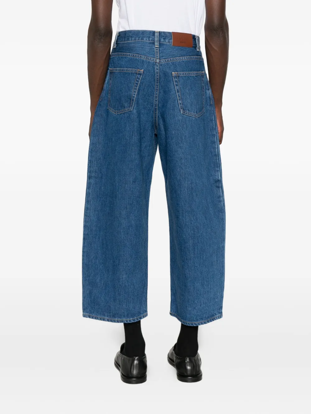 Studio Nicholson X Beams Plus Five-pocket Jeans In Blue