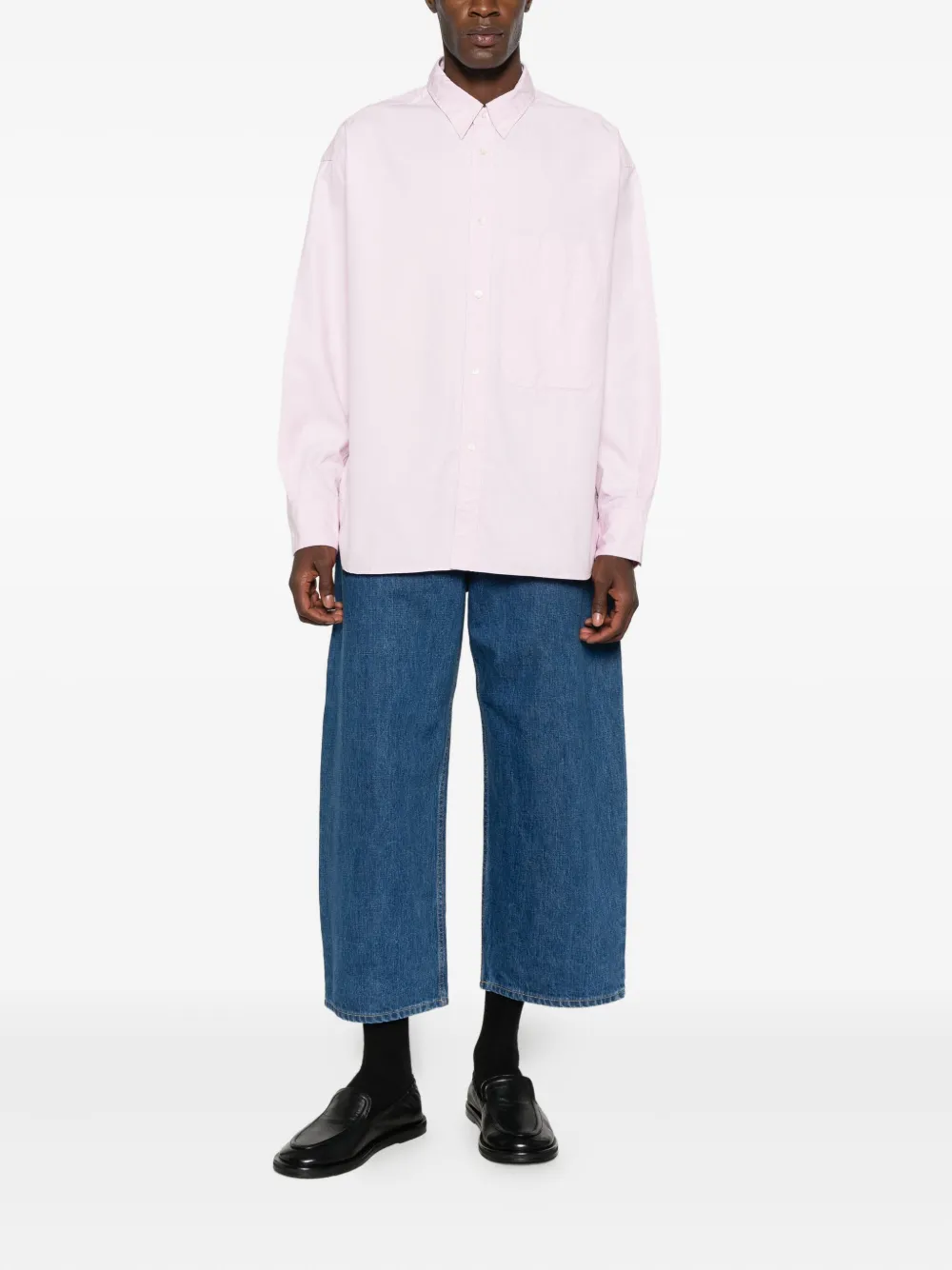 Studio Nicholson X Beams Plus Five-pocket Jeans In Blue