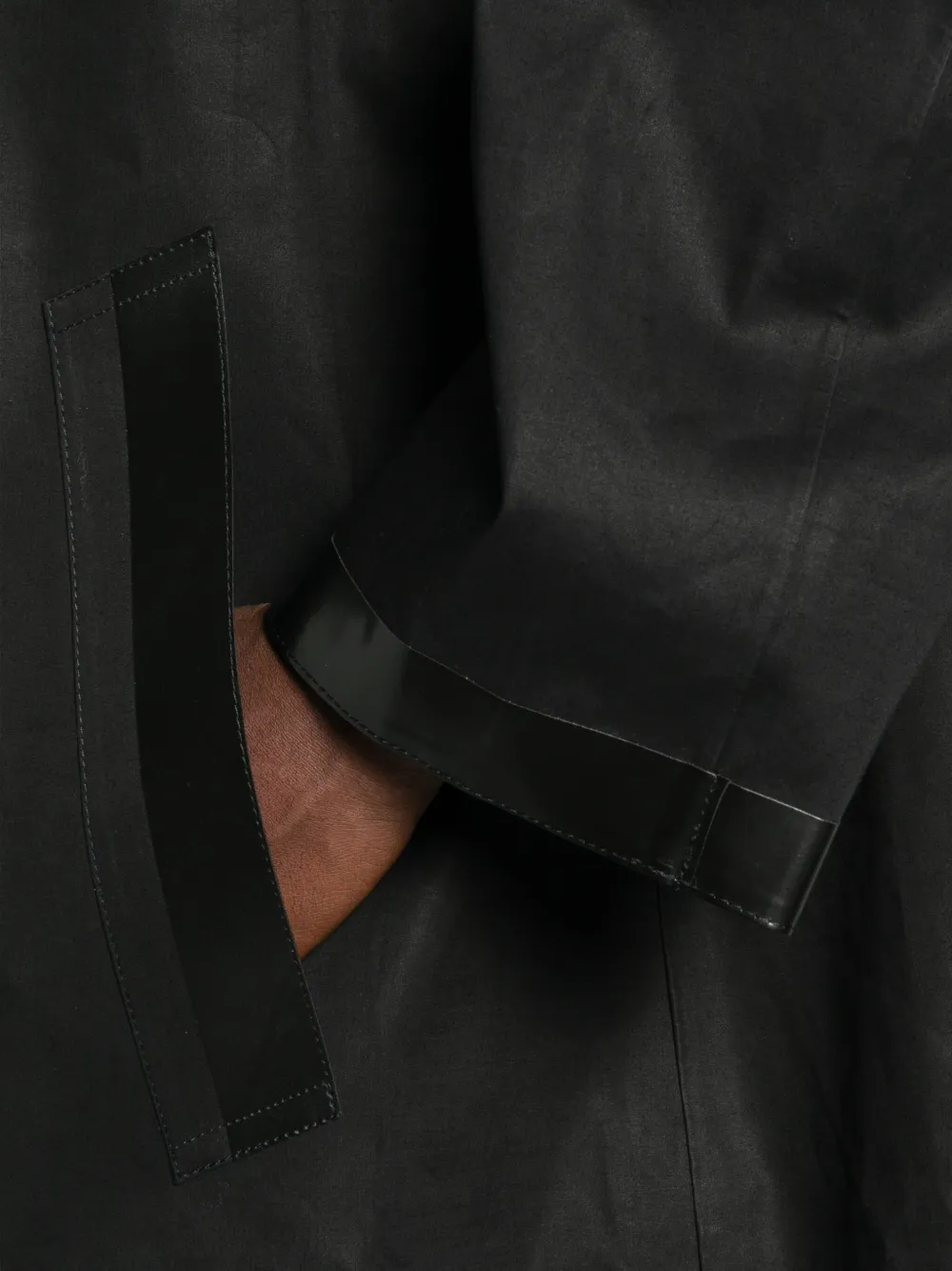 Studio Nicholson X Macintosh Panelled Coat In Black