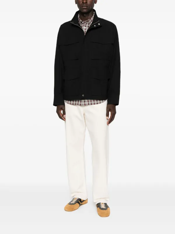 Studio Nicholson elasticated-waist multi-pocket Jacket | Blue