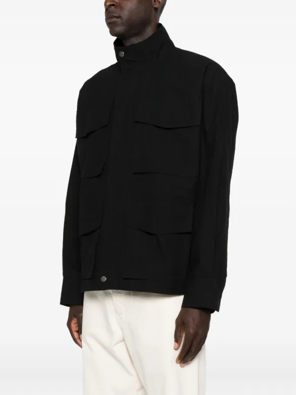Studio Nicholson elasticated-waist multi-pocket Jacket | Blue