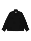 Studio Nicholson elasticated-waist multi-pocket jacket - Blue