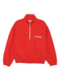 Rier virgin wool zip-up sweater - Orange
