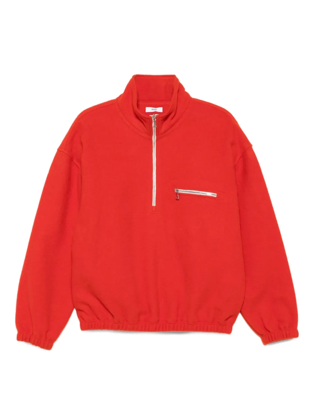 Rier virgin wool zip-up sweater | Orange | Image 1