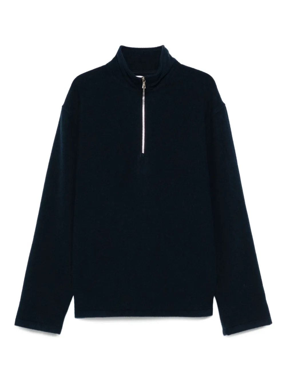 Rier virgin wool zip-up sweater | Blue | Image 1