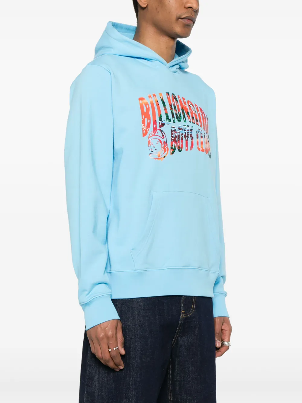 Billionaire Boys Club Popover hoodie met Tropical Island Fill Arch-logo Blauw