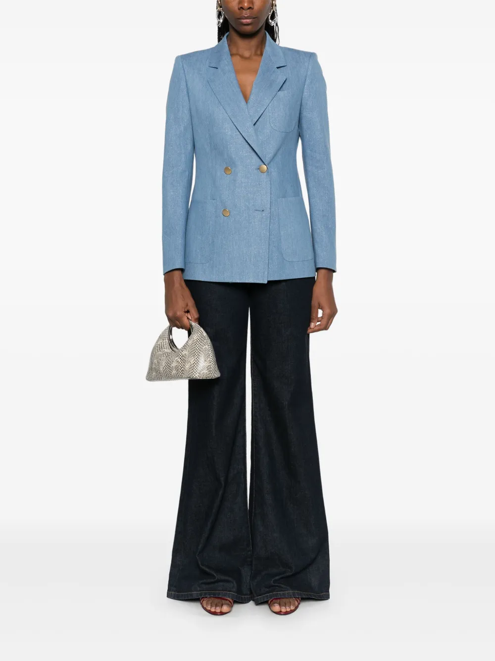 Tagliatore Nayade blazer Blauw