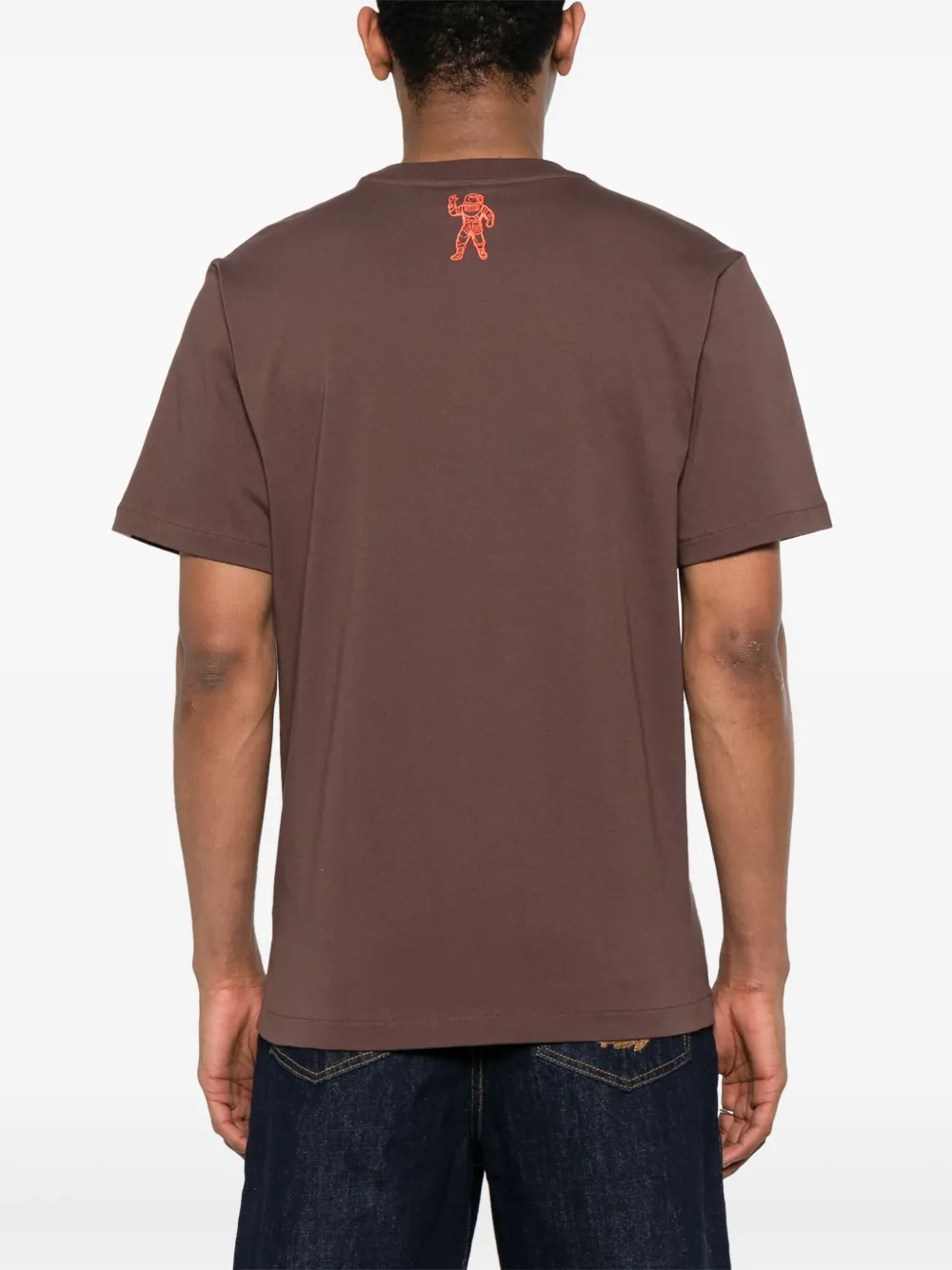 Billionaire Boys Club T-shirt met Tropical Island Fill Arch-logo Bruin