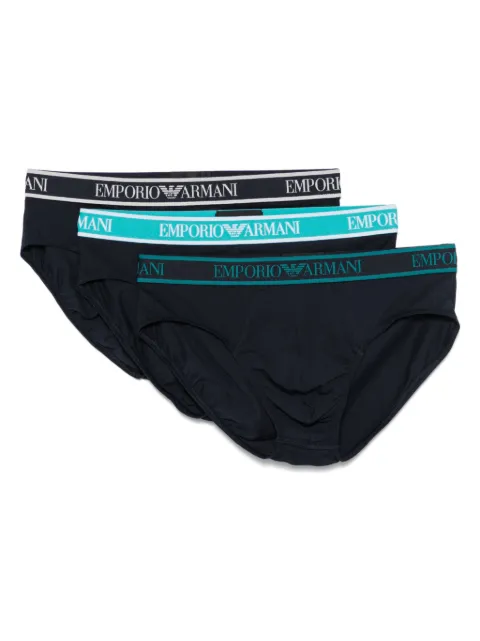 Emporio Armani logo-waistband boxers (pack of three)
