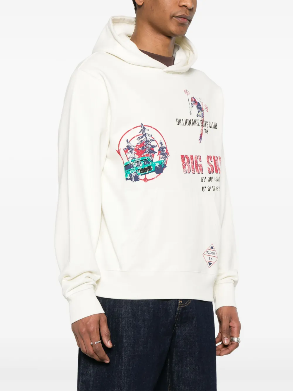 Billionaire Boys Club World Ski Popover hoodie Beige