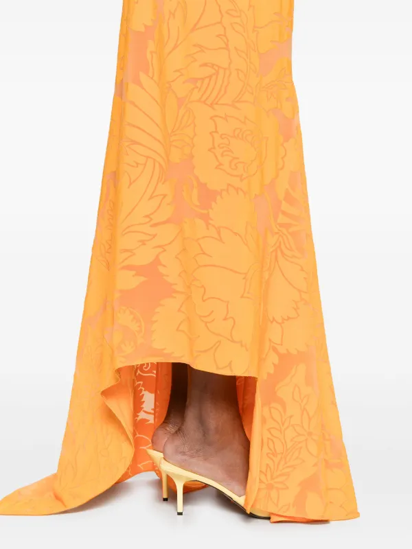 ETRO Jacquard Maxi Dress | Orange | FARFETCH