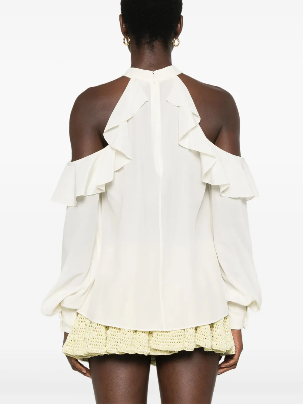 ETRO Gedrapeerde blouse Wit