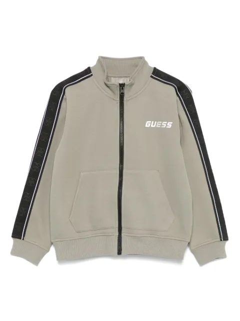 guess kids chamarra deportiva con logo en relieve
