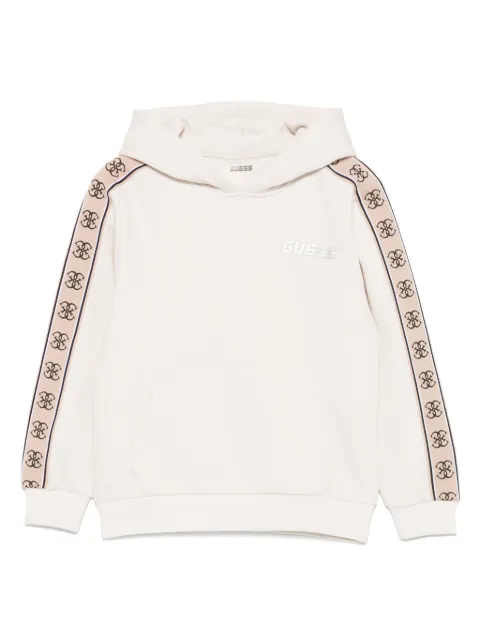 guess kids hoodie con logo en relieve