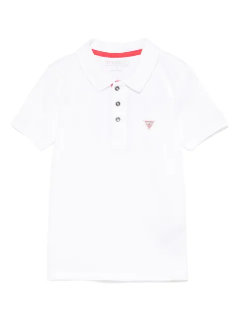 guess kids Camisa polo com patch de logo