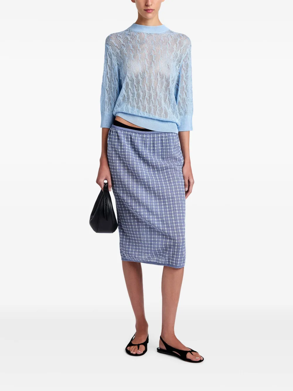 Proenza Schouler White Label Lori rok - Blauw
